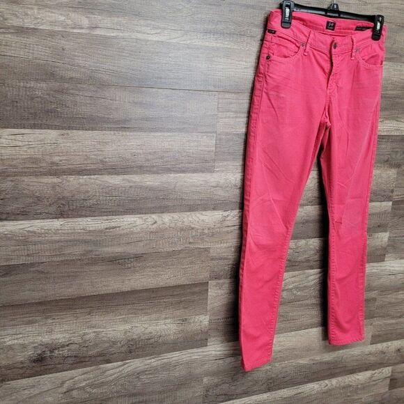 Citizens of Humanity Thompson Medium Rise‎ Skinny Jeans Shocking Pink Womens 26 - Picture 4 of 16